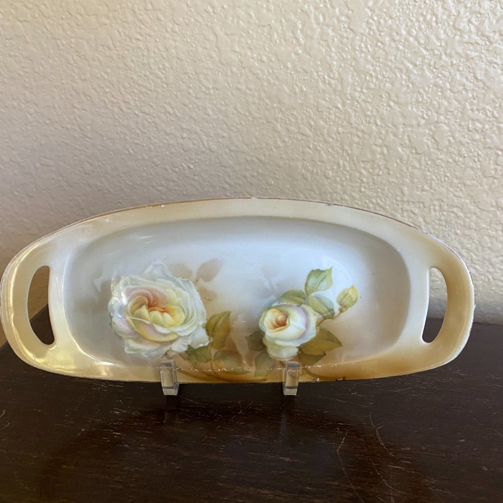 Antique R.S. Germany Hand Painted Porcelain Dish